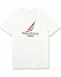 Nautica Men's 100% Cotton with Logo Graphic-tee-Shirt | Shirts & Tops -Nautica sales 2022 51H2ioKJz1L. AC SR736920