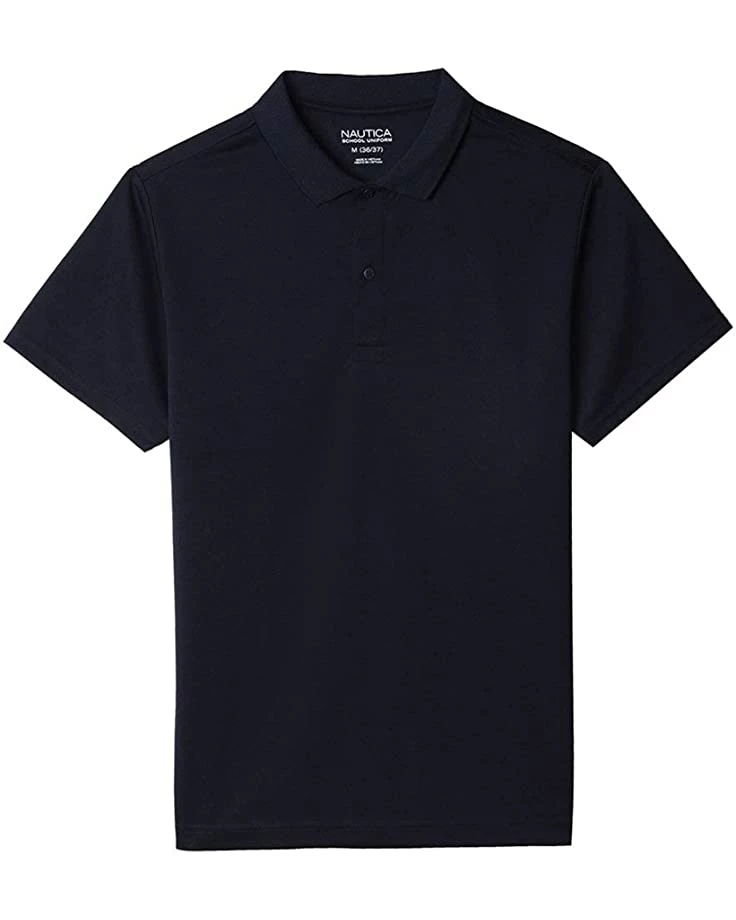 Nautica Young Men's Uniform Short Sleeve Performance Polo | Shirts & Tops 4 Nautica Young Men's Uniform Short Sleeve Performance Polo | Shirts & Tops - Image 4