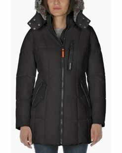 Nautica Women's Heavyweight Puffer Jacket with Faux Fur Lined Hood | Coats & Outerwear -Nautica sales 2022 61 DY5zjOfL. AC SR736920