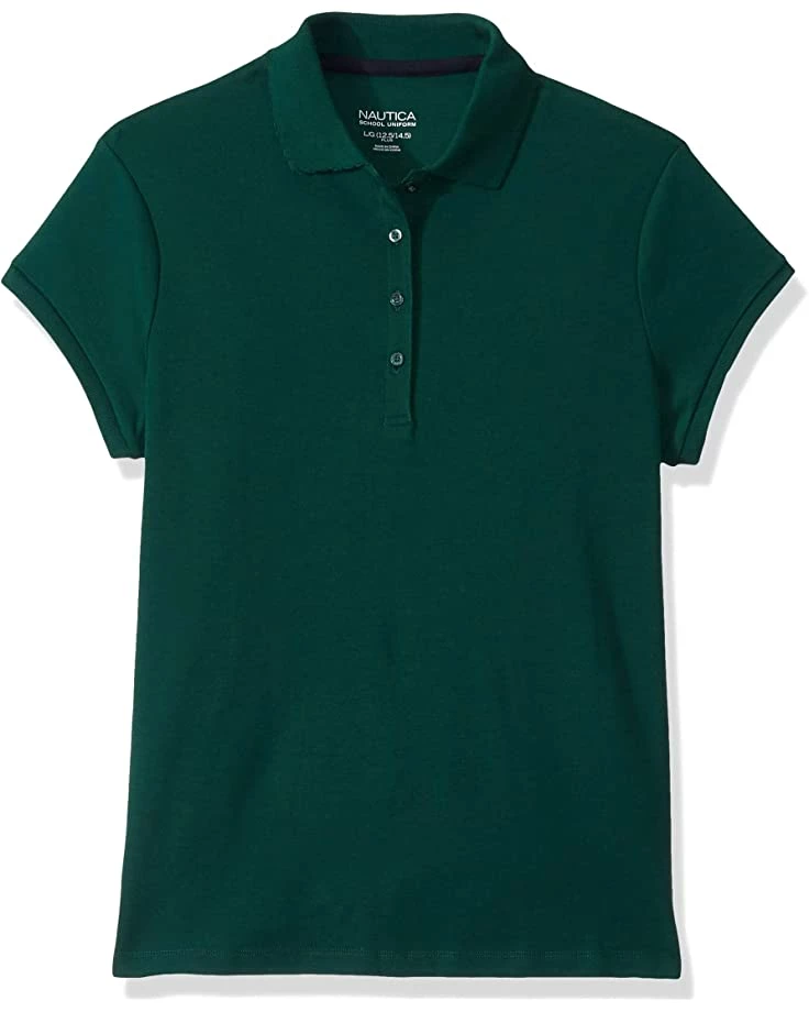 Nautica Boys' School Uniform Short Sleeve Pique Polo | Shirts & Tops 3 Nautica Boys' School Uniform Short Sleeve Pique Polo | Shirts & Tops - Image 3
