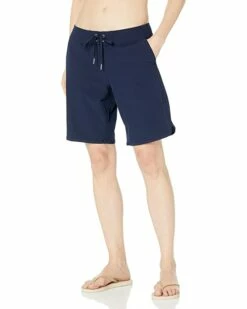 Nautica Women's Standard Solid 9" Core Stretch Boardshort with Adjustable Waistband Cord | Swimwear 5 Nautica Women's Standard Solid 9" Core Stretch Boardshort with Adjustable Waistband Cord | Swimwear -Nautica sales 2022 611E4lzGQRL. AC SR736920