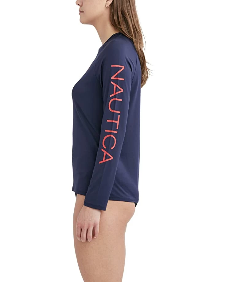 Nautica Solid Rashguard | Swimwear 3 Nautica Solid Rashguard | Swimwear - Image 3