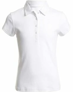 Nautica Girls' School Uniform Sensory-Friendly Short Sleeve Polo | Shirts & Tops -Nautica sales 2022 61B7eWmmcL. AC SR736920