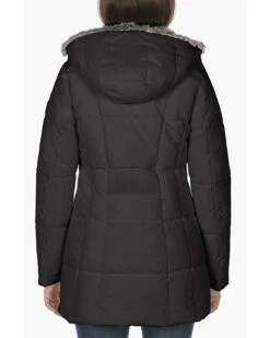 Nautica Women's Heavyweight Puffer Jacket with Faux Fur Lined Hood | Coats & Outerwear -Nautica sales 2022 61Ew4vksnBL. AC SR736920