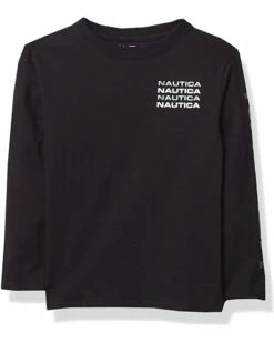 Nautica Boys' Long Sleeve Chest Logo Graphic T-Shirt | Shirts & Tops