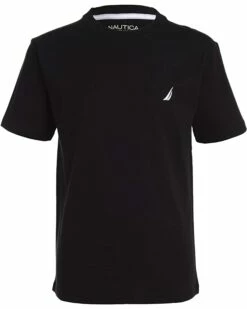 Nautica Boys' Short Sleeve Solid Crew Neck T-Shirt | Shirts & Tops