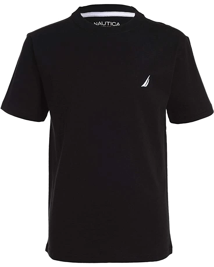 Nautica Boys' Short Sleeve Solid Crew Neck T-Shirt | Shirts & Tops 1 Nautica Boys' Short Sleeve Solid Crew Neck T-Shirt | Shirts & Tops