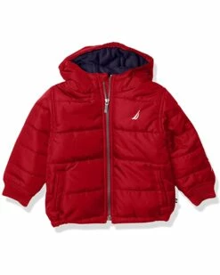Nautica Boys' Water Resistant Logo Bubble Jacket | Coats & Outerwear -Nautica sales 2022 61MUn1xacPL. AC SR736920