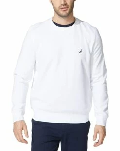 Nautica Men's Basic Crew Neck Fleece Sweatshirt | Hoodies & Sweatshirts