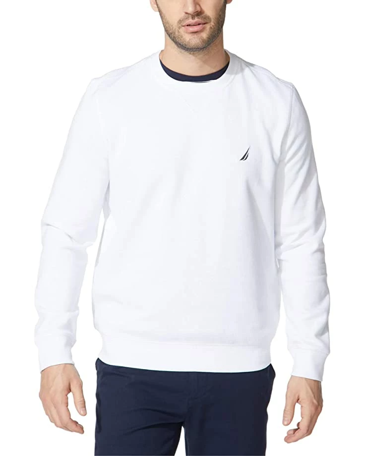 Nautica Men's Basic Crew Neck Fleece Sweatshirt | Hoodies & Sweatshirts 1 Nautica Men's Basic Crew Neck Fleece Sweatshirt | Hoodies & Sweatshirts