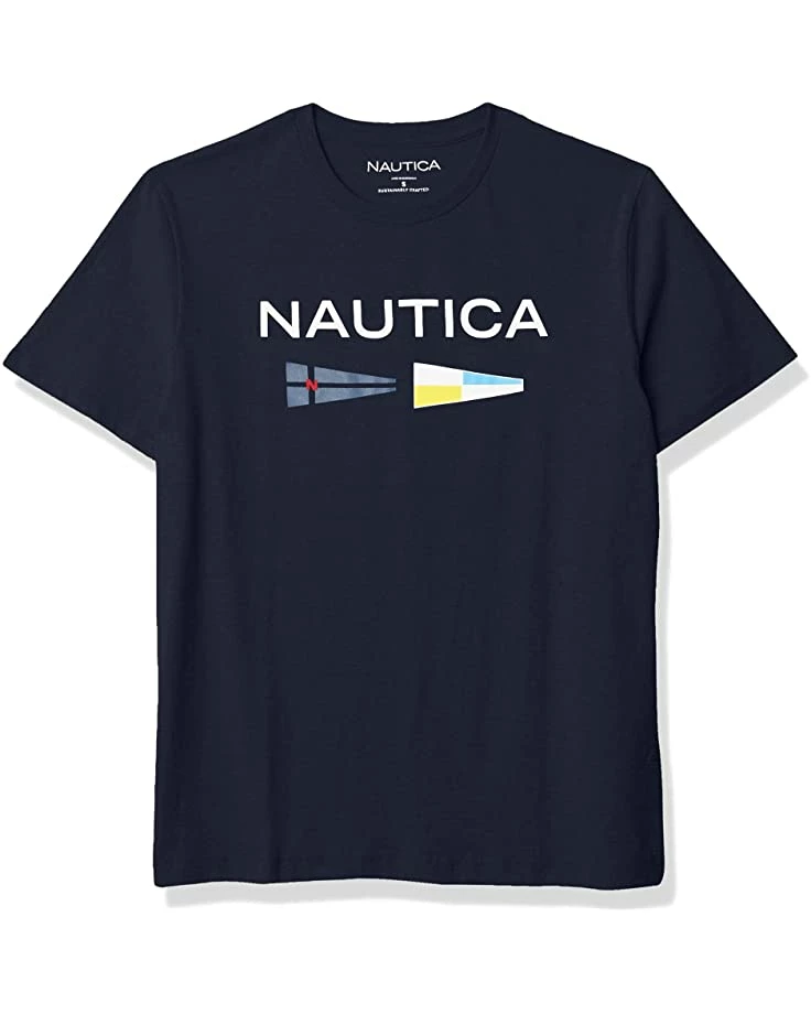 Nautica Men's Sustainably Crafted Logo Signal Flag Graphic T-Shirt | Shirts & Tops 8 Nautica Men's Sustainably Crafted Logo Signal Flag Graphic T-Shirt | Shirts & Tops - Image 8