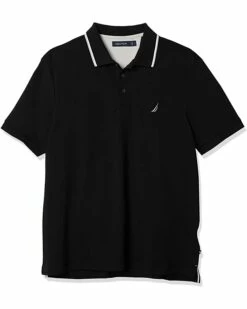 Nautica Men's Classic Fit Short Sleeve Dual Tipped Collar Polo Shirt | Shirts & Tops -Nautica sales 2022 61etSfQ1aSL. AC SR736920
