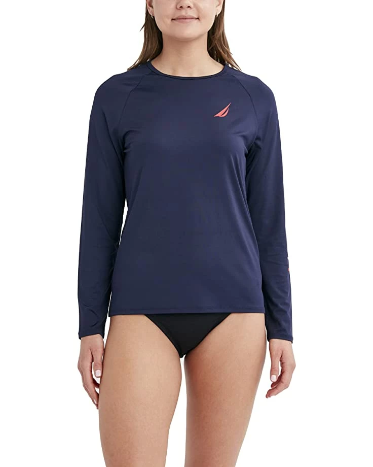 Nautica Solid Rashguard | Swimwear 1 Nautica Solid Rashguard | Swimwear