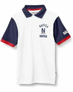 Nautica Boys' Short Sleeve Heritage Colorblock Polo | Shirts & Tops
