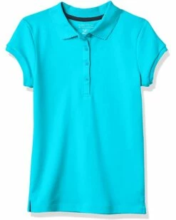 Nautica Girls' School Uniform Short Sleeve Pique Polo | Shirts & Tops -Nautica sales 2022 61m2Ks3OW2L. AC SR736920