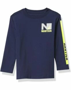 Nautica Boys' Long Sleeve Raglan Baseball T-Shirt | Shirts & Tops -Nautica sales 2022 61oFb0593L. AC SR736920