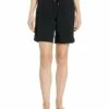Nautica Women's Standard Solid 9" Core Stretch Boardshort with Adjustable Waistband Cord | Swimwear