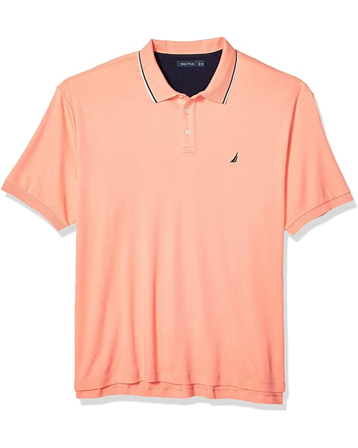 Nautica Men's Classic Fit Short Sleeve Dual Tipped Collar Polo Shirt | Shirts & Tops 11 Nautica Men's Classic Fit Short Sleeve Dual Tipped Collar Polo Shirt | Shirts & Tops - Image 11