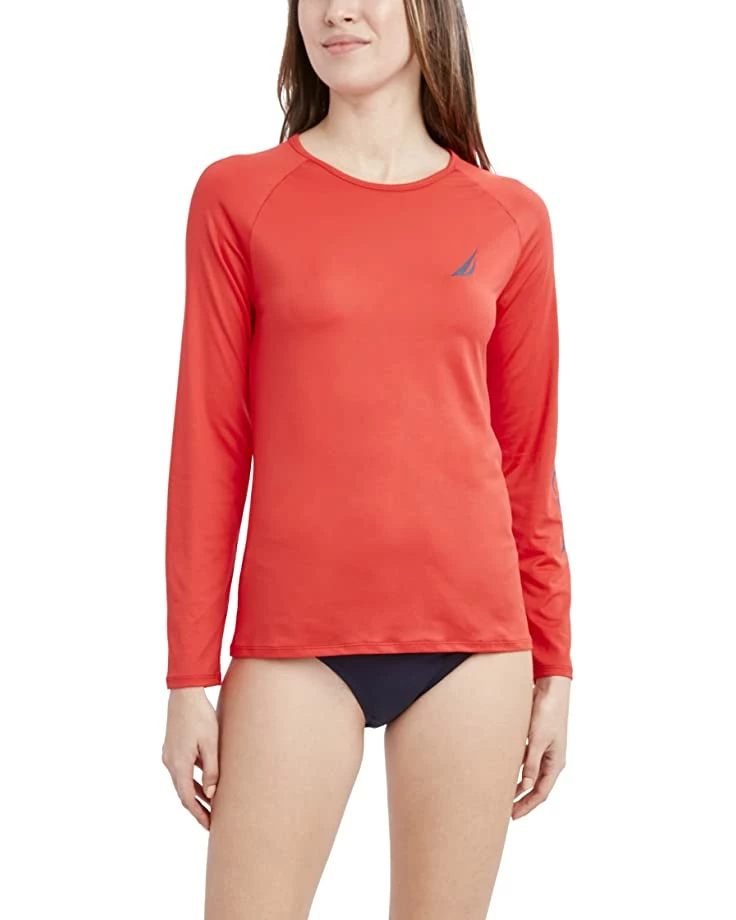 Nautica Solid Rashguard | Swimwear 4 Nautica Solid Rashguard | Swimwear - Image 4