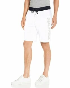 Nautica Men's Fleece Logo Shorts