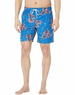Nautica Sustainably Crafted 8" Tropical Print Swim | Swimwear