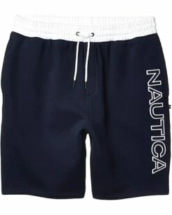 Nautica Big & Tall Big & Tall Fleece Logo Short | Shorts