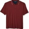 Nautica Men's Classic Fit Short Sleeve Dual Tipped Collar Polo Shirt | Shirts & Tops