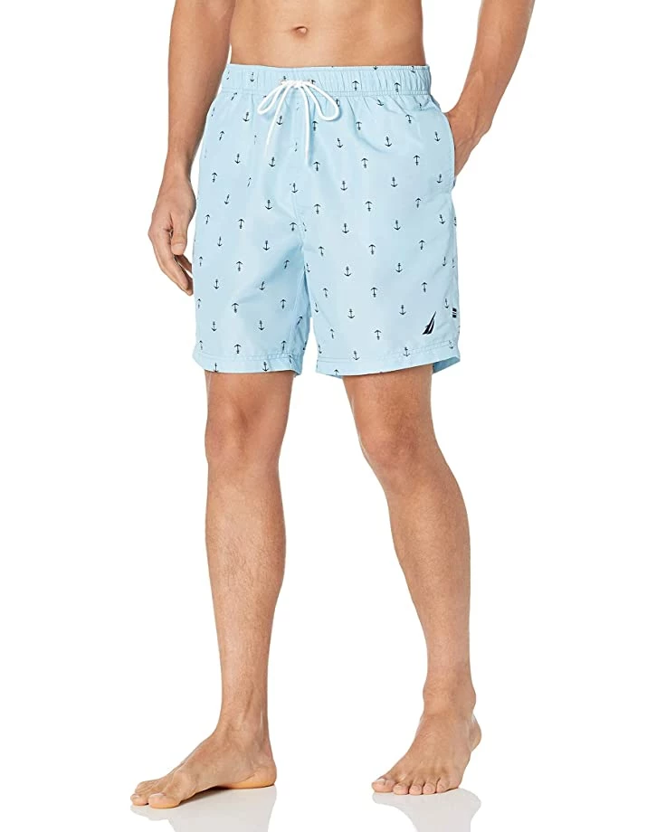 Nautica Men's Quick Dry All Over Classic Anchor Print Swim Trunk | Swimwear 1 Nautica Men's Quick Dry All Over Classic Anchor Print Swim Trunk | Swimwear