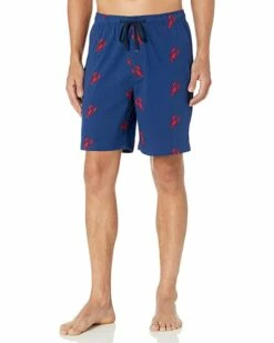 Nautica Men's Soft Knit 100% Cotton Elastic Waistband Sleep Lounge Short | Sleepwear