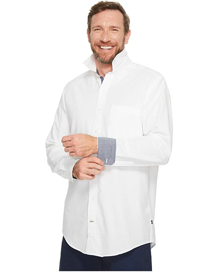 Nautica Big & Tall Big & Tall The Hitch Long Sleeve Oxford Woven Shirt | Shirts & Tops 5 Nautica Big & Tall Big & Tall The Hitch Long Sleeve Oxford Woven Shirt | Shirts & Tops - Image 5