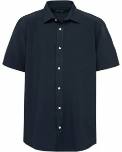 Nautica Big Boys' School Uniform Short Sleeve Performance Oxford Button-Down Shirt | Shirts & Tops