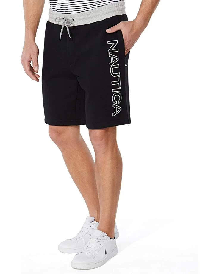 Nautica Men's Fleece Logo Shorts 5 Nautica Men's Fleece Logo Shorts - Image 5