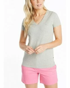 Nautica Women's Easy Comfort V-Neck Supersoft Stretch Cotton T-Shirt | Shirts & Tops -Nautica sales 2022 71Bu1uvT4kL. AC SR736920