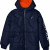 Nautica Boys' Water Resistant Logo Bubble Jacket | Coats & Outerwear