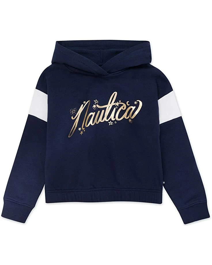 Nautica Girls' Long Sleeve Fleece Hoodie | Hoodies & Sweatshirts 3 Nautica Girls' Long Sleeve Fleece Hoodie | Hoodies & Sweatshirts - Image 3