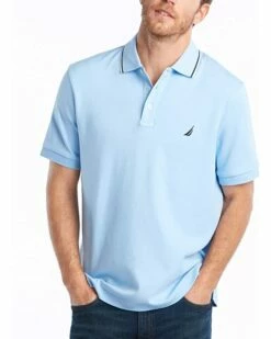 Nautica Men's Classic Fit Short Sleeve Dual Tipped Collar Polo Shirt | Shirts & Tops -Nautica sales 2022 71Ek6DsJi2L. AC SR736920