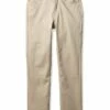 Nautica Boys' Flat Front Stretch Twill Chino Khaki Pant | Pants