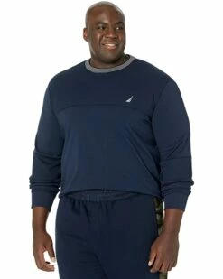 Nautica Big & Tall Big & Tall Color-Block Long Sleeve T-Shirt | Shirts & Tops