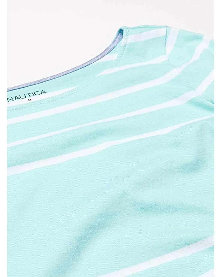 Nautica Women's Boatneck 3/4 Sleeve 100% Cotton Shirt | Shirts & Tops 3 Nautica Women's Boatneck 3/4 Sleeve 100% Cotton Shirt | Shirts & Tops - Image 3