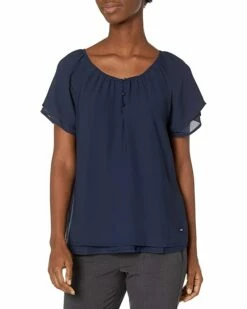 Nautica Women's Chiffon Raglan Sleeve Top | Shirts & Tops -Nautica sales 2022 71HyxJkeq7L. AC SR736920