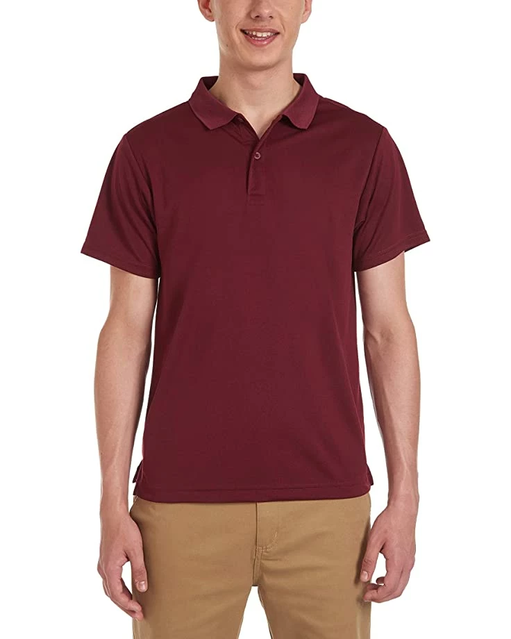 Nautica Young Men's Uniform Short Sleeve Performance Polo | Shirts & Tops 2 Nautica Young Men's Uniform Short Sleeve Performance Polo | Shirts & Tops - Image 2