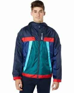 Nautica Color-Block Hooded Windbreaker | Coats & Outerwear