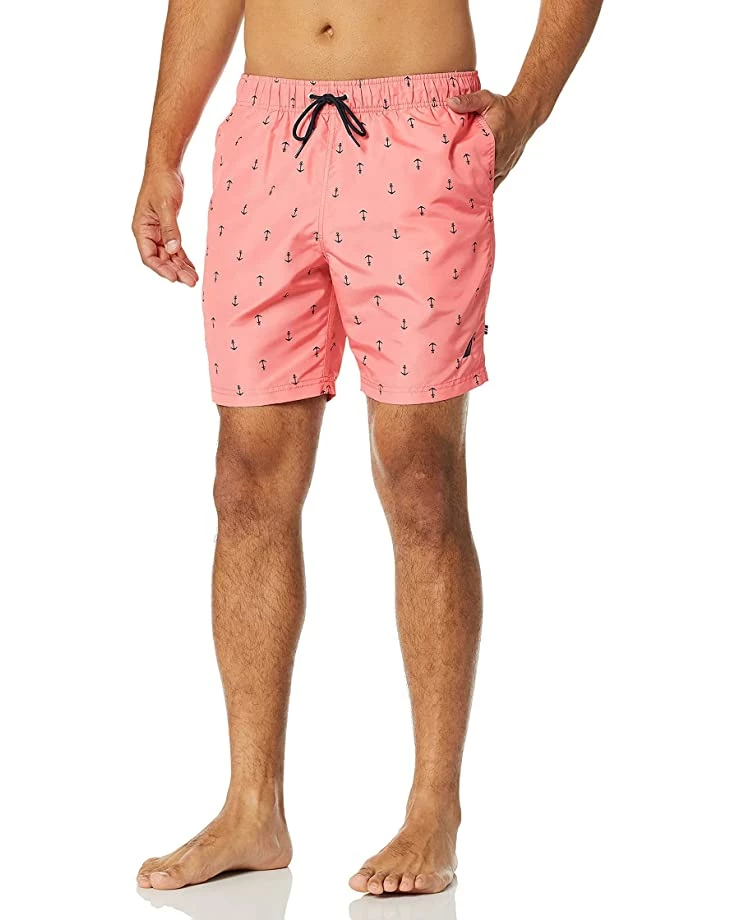 Nautica Men's Quick Dry All Over Classic Anchor Print Swim Trunk | Swimwear 4 Nautica Men's Quick Dry All Over Classic Anchor Print Swim Trunk | Swimwear - Image 4