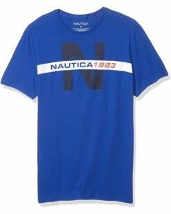 Men's Short Sleeve 100% Cotton Nautical Series Graphic Tee | Shirts & Tops