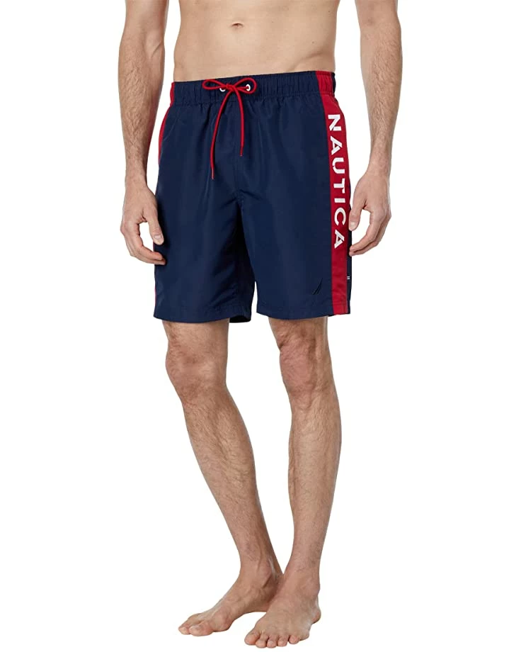 Nautica Sustainably Crafted 8" Logo Swim | Swimwear 4 Nautica Sustainably Crafted 8" Logo Swim | Swimwear - Image 4