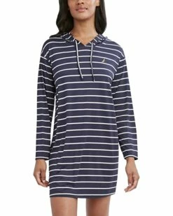 Nautica Catch Stripe Hoodie Cover-Up | Swimwear