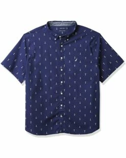 Nautica Men's Anchor Print Poplin Shirt | Shirts & Tops -Nautica sales 2022 71OKBah1uL. AC SR736920