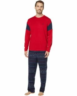 Nautica Color-Block Long Sleeve Sleep Top | Sleepwear -Nautica sales 2022 71PLLVZozML. AC SR736920