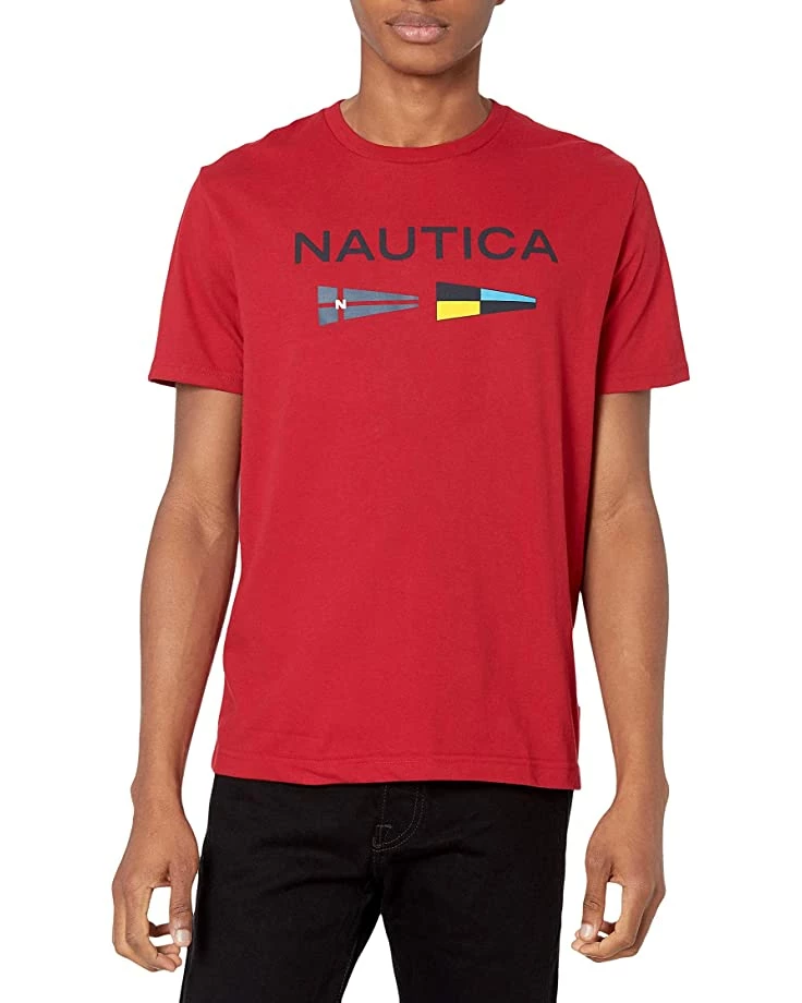 Nautica Men's Sustainably Crafted Logo Signal Flag Graphic T-Shirt | Shirts & Tops 7 Nautica Men's Sustainably Crafted Logo Signal Flag Graphic T-Shirt | Shirts & Tops - Image 7