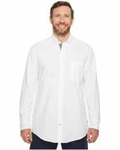 Nautica Big & Tall Big & Tall The Hitch Long Sleeve Oxford Woven Shirt | Shirts & Tops